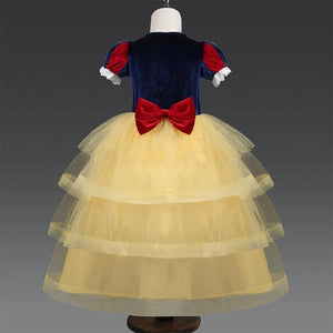 Princess Snow White Costume Generic Dress Up with Accessories for Girls Party