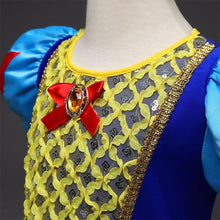Load image into Gallery viewer, Kid&#39;s Snow White Costume Princess Costumes Puff Sleeve Dress With Accessories