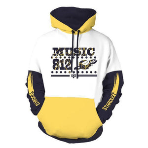 Mens My Hero Academia Printed Pullover Trainning Suit Hoodie Sweatshirt