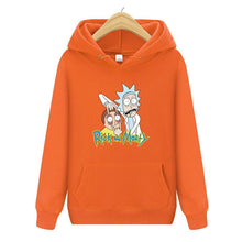 Load image into Gallery viewer, Rick and Morty Cotton Hoodies Pullover Printed Sweatshirts For Men