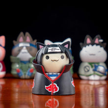 Load image into Gallery viewer, 8Pcs 7cm Cat Cosplay Naruto Figure Naruto Itachi Sasuke Sakura Kakashi Cute Chibi Toys