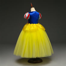 Load image into Gallery viewer, Snow White Costume Princess Costumes Puff Sleeve Dress With Accessories For Kids