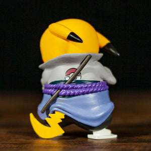 12cm Naruto Figure Pikachu Cosplay Sasuke Action Fighting Figure Toys
