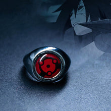 Load image into Gallery viewer, 10PCS Naruto Accessories Uchiha Clan All Sharingan Printed Rings With Box