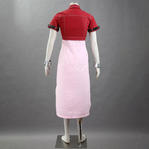 Women and Children Final Fantasy 7 Costume Aerith Gainsborough Cosplay Full Set