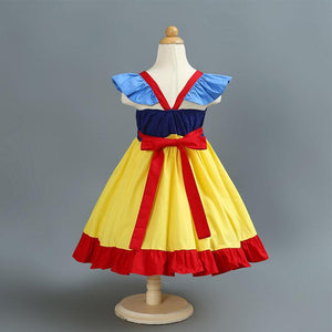 Princess Costume Snow White Summer Dress With Accessories For Girls Party