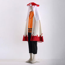 Load image into Gallery viewer, 2 PCS Anime Naruto Costume 7th Hokage Cloak Cosplay Robe With Hokage Hat