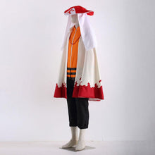 Load image into Gallery viewer, 2 PCS Anime Naruto Costume 7th Hokage Cloak Cosplay Robe With Hokage Hat