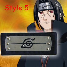 Load image into Gallery viewer, 18 Styles Naruto Kakashi Accessories Cosplay Costumes HeadBands
