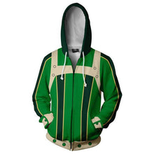 Load image into Gallery viewer, Mens My Hero Academia Printed Zippered Trainning Suit Hoodie Sweatshirt