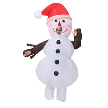 Load image into Gallery viewer, Inflatable Snowman Cosplay Costume Halloween Christmas Party For Adults