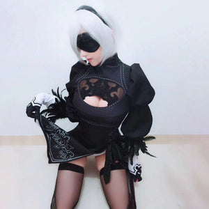 NieR:Automata Costume YoRHa No.2 Type B Cosplay Set For Kids and Women