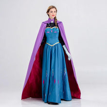 Load image into Gallery viewer, Women&#39;s Frozen Costume Princess Anna Cosplay Sequin Dress With Wig