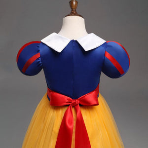 Princess Snow White Costume Generic Dress Up with Accessories for Girls Party