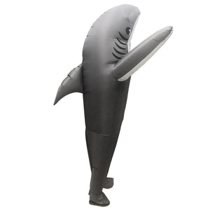 Inflatable Big Shark Cosplay Costume Halloween Christmas Party For Adults