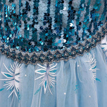 Load image into Gallery viewer, Costume Princess Elsa Cosplay Dress For Girls Birthday Party Dress With Accessories