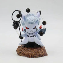 Load image into Gallery viewer, 10cm Naruto Figure Pikachu Cosplay Naruto Madara Sasuke Senju Hashirama Cute Figure Toys