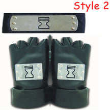 Load image into Gallery viewer, 5 Styles Naruto Hatake Kakashi Cosplay Leaf Village Headband and Gloves 