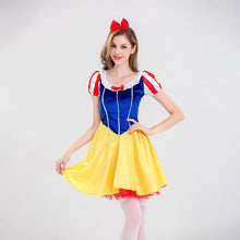 Load image into Gallery viewer, Women&#39;s Snow White Costume Adult Princess Costumes Dress With Stocking and Headband
