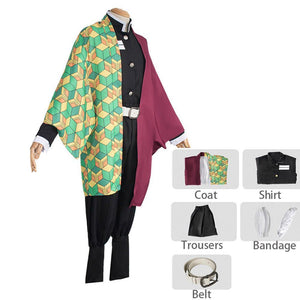 Demon Slayer Cosplay Sets Costume Kamado Tanjirou Nezuko Agatsuma Zenitsu