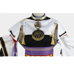 Genshin Impact Costume Kujou Sara Cosplay Full Set Halloween Costume For Women