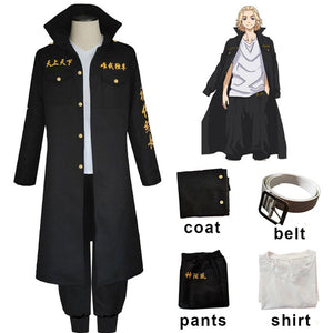 Tokyo Revengers Costume Sano Manjiro Cosplay Tokyo Manji Gang Leader Costume For Men and Kids