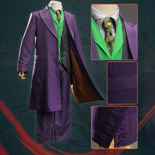 Load image into Gallery viewer, DC Batman The Dark Knight The Joker Full Suit Purple Suits Cosplay Costume