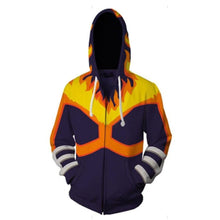 Load image into Gallery viewer, Mens My Hero Academia Printed Zippered Trainning Suit Hoodie Sweatshirt