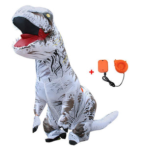 T Rex Costume Inflatable Dinosaur Cosplay Suit Halloween Dino Costume For Adults and Kids