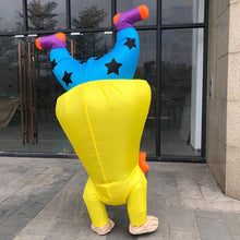 Load image into Gallery viewer, Inflatable Handstand Joker Cosplay Costume Blow Up Suit Halloween party For Adults