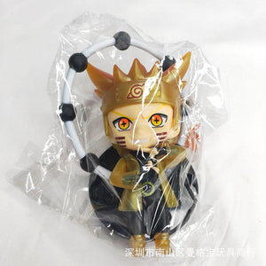 6Pcs 9cm Cute Chibi Naruto Figure Naruto 4th Hokage Orochimaru Figure Toys