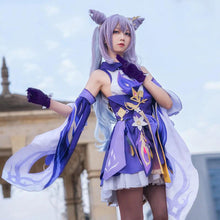 Load image into Gallery viewer, Genshin Impact Costume Keqing Cosplay Full Set Halloween Costume For Women