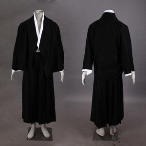 Men and Children Bleach Costume Komamura Sajin Cosplay Kimono Full Outfit