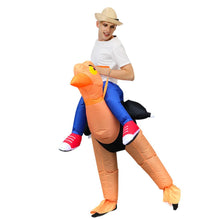 Load image into Gallery viewer, Inflatable Ostrich Rider Cosplay Costume Blow Up Suit Halloween Christmas Party For Adults