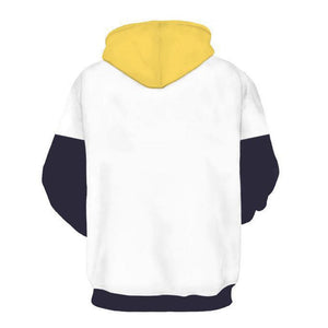 Mens My Hero Academia Printed Pullover Trainning Suit Hoodie Sweatshirt