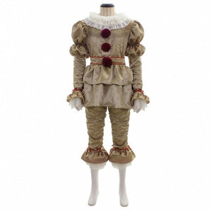 Children's Movie Pennywise Stephen Cosplay Costumes Scary Joker Suit for Kids