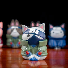 Load image into Gallery viewer, 8Pcs 7cm Cat Cosplay Naruto Figure Naruto Itachi Sasuke Sakura Kakashi Cute Chibi Toys