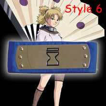 Load image into Gallery viewer, 18 Styles Naruto Kakashi Accessories Cosplay Costumes HeadBands