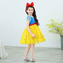 Load image into Gallery viewer, Princess Costume Snow White Summer Dress With Accessories For Toddler Girls Party