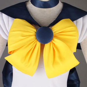 Sailor Moon Costume Sailor Uranus Ten’ou Haruka Cosplay Full Fight Sets For Women and Kids