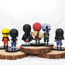 Load image into Gallery viewer, 12Pcs 6cm Cute Chibi Naruto Figure Naruto Itachi Gaara Kakashi Sasuke Figure Toys