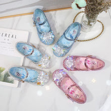 Load image into Gallery viewer, Kids Disney Frozen Costume Princess Elsa Anna Cosplay Crystal Shoes
