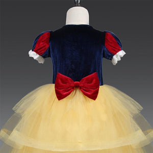 Princess Snow White Costume Generic Dress Up with Accessories for Girls Party