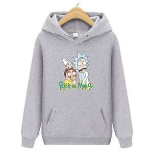 Rick and Morty Cotton Hoodies Pullover Printed Sweatshirts For Men