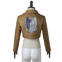 Load image into Gallery viewer, Mens Attack On Titan Costume Levi Ackerman Cosplay Battle Full Set Costume