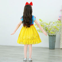 Load image into Gallery viewer, Princess Costume Snow White Summer Dress With Accessories For Toddler Girls Party