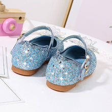 Load image into Gallery viewer, Kids Disney Frozen Costume Princess Elsa Anna Cosplay Crystal Low Heel Shoes