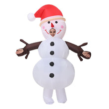 Load image into Gallery viewer, Inflatable Snowman Cosplay Costume Halloween Christmas Party For Adults