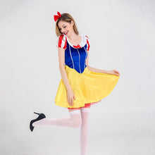 Load image into Gallery viewer, Women&#39;s Snow White Costume Adult Princess Costumes Dress With Stocking and Headband