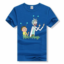 Load image into Gallery viewer, Mens Rick and Morty Cotton Tee Shirt Crew Neck Printed Summer Casual Tops